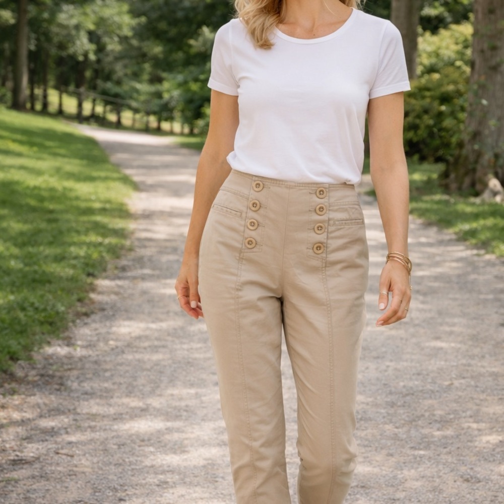 INC International Concepts Tan Wide Leg Pants